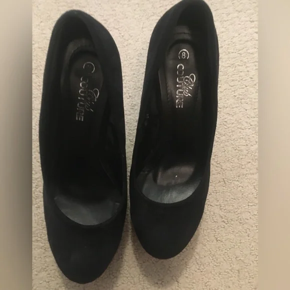 Club Couture Closed Toe Suede Wedges - Picture 3 of 7